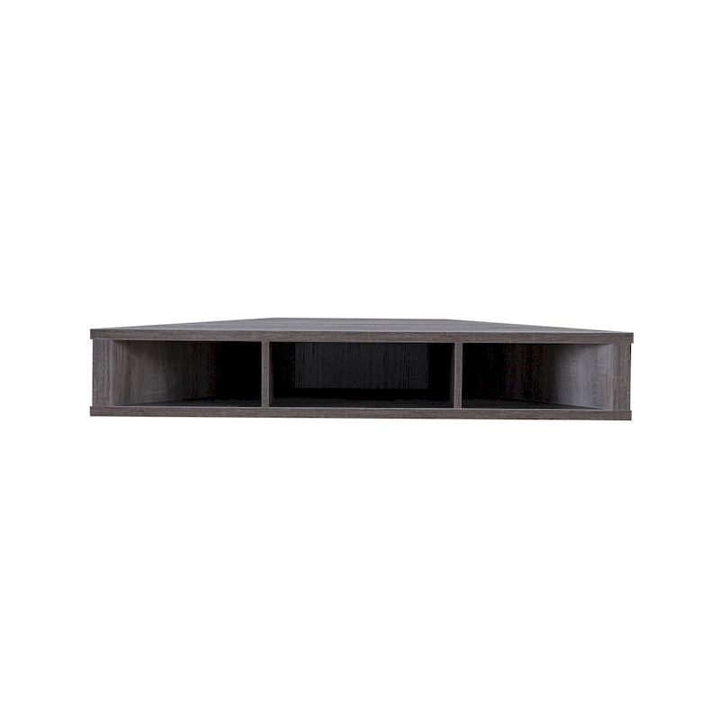 Meuble TV d'angle flottant DH BASIC Transitional 47 pouces à 3 étagères par Denhour
