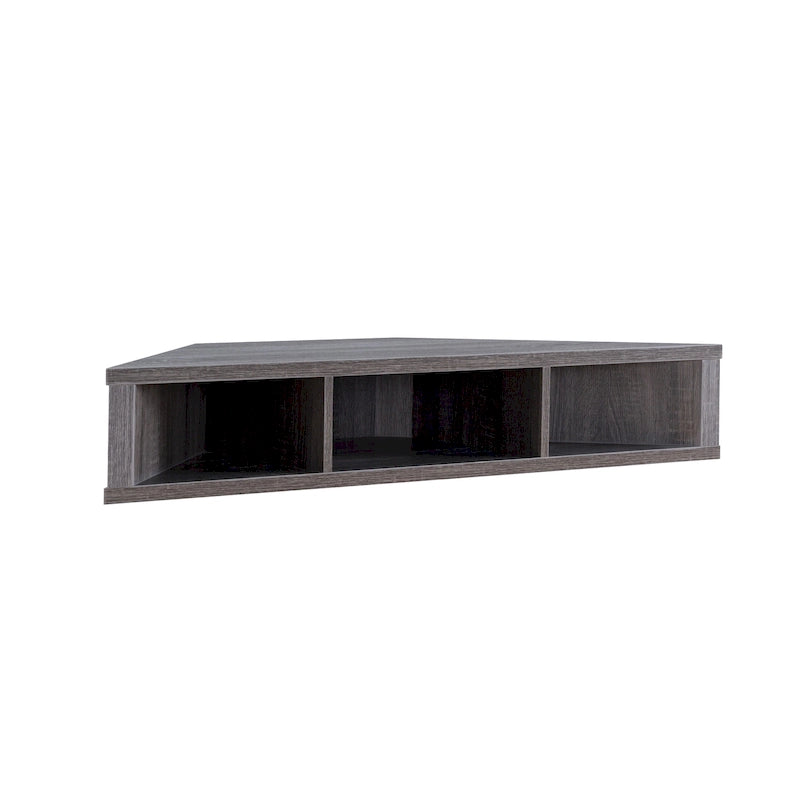 Meuble TV d'angle flottant DH BASIC Transitional 47 pouces à 3 étagères par Denhour