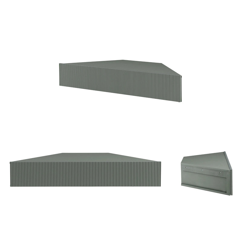 Meuble TV d'angle flottant DH BASIC Transitional 47 pouces à 3 étagères par Denhour