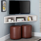 Meuble TV d'angle flottant DH BASIC Transitional 47 pouces à 3 étagères par Denhour