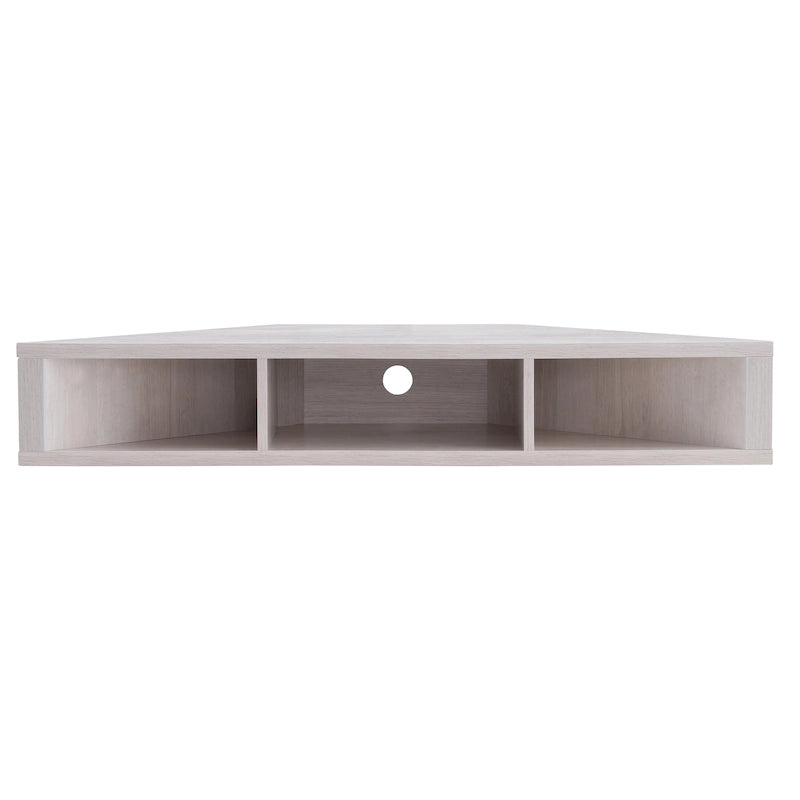 Meuble TV d'angle flottant DH BASIC Transitional 47 pouces à 3 étagères par Denhour