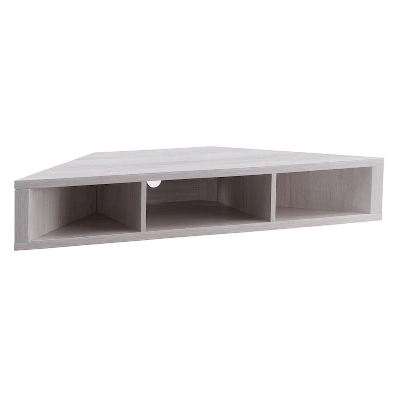 Meuble TV d'angle flottant DH BASIC Transitional 47 pouces à 3 étagères par Denhour