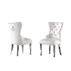 Ensemble de 2 chaises de salle à manger capitonnées de qualité supérieure