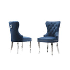 Ensemble de 2 chaises de salle à manger capitonnées de qualité supérieure