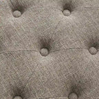 Banc à chaussures d'entrée avec rangement, revêtement en tissu et bois massif, 109 cm (43 pouces), banquette rembourrée pour salon et chambres
