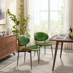 Chaises de salle à manger Art Leon style moderne du milieu du siècle (lot de 2)