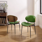 Chaises de salle à manger Art Leon style moderne du milieu du siècle (lot de 2)