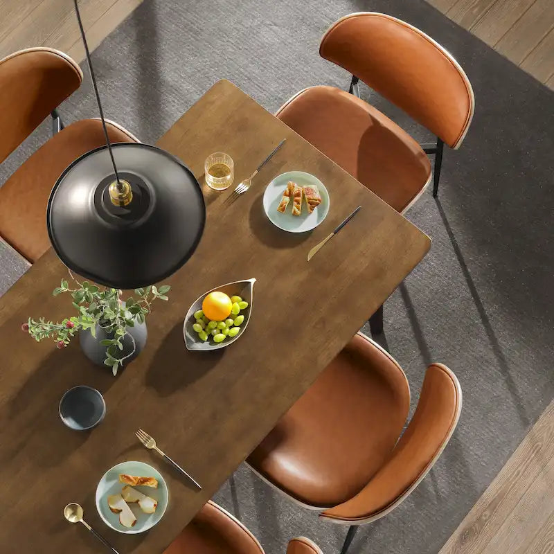 Chaises de salle à manger Art Leon style moderne du milieu du siècle (lot de 2)