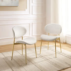 Chaises de salle à manger Art Leon style moderne du milieu du siècle (lot de 2)