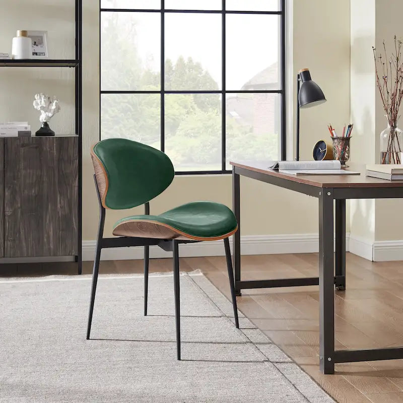 Chaises de salle à manger Art Leon style moderne du milieu du siècle (lot de 2)
