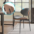 Chaises de salle à manger Art Leon style moderne du milieu du siècle (lot de 2)