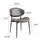 Chaises de salle à manger Art Leon style moderne du milieu du siècle (lot de 2)