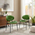 Chaises de salle à manger Art Leon style moderne du milieu du siècle (lot de 2)
