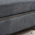 Canapé d'angle réversible 4 places en forme de L avec sacs de rangement latéraux (106,69 €)