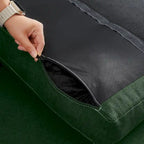 Canapé d'angle réversible 4 places en forme de L avec sacs de rangement latéraux (106,69 €)