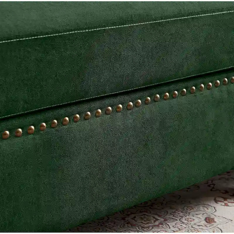 Canapé d'angle réversible 4 places en forme de L avec sacs de rangement latéraux (106,69 €)