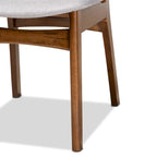 Ensemble de chaises de salle à manger Katya style moderne du milieu du siècle (2 pièces)