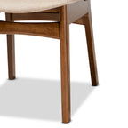 Ensemble de chaises de salle à manger Katya style moderne du milieu du siècle (2 pièces)