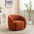 SEYNAR Fauteuil d'appoint moderne et glamour, capitonné, pivotant à 360 degrés, ensemble de 2