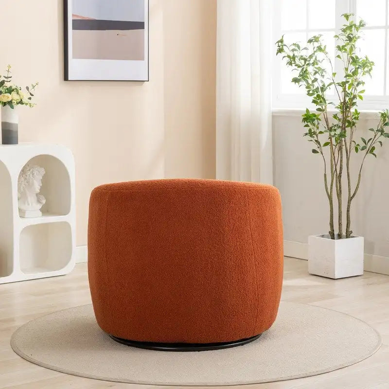 SEYNAR Fauteuil d'appoint moderne et glamour, capitonné, pivotant à 360 degrés, ensemble de 2