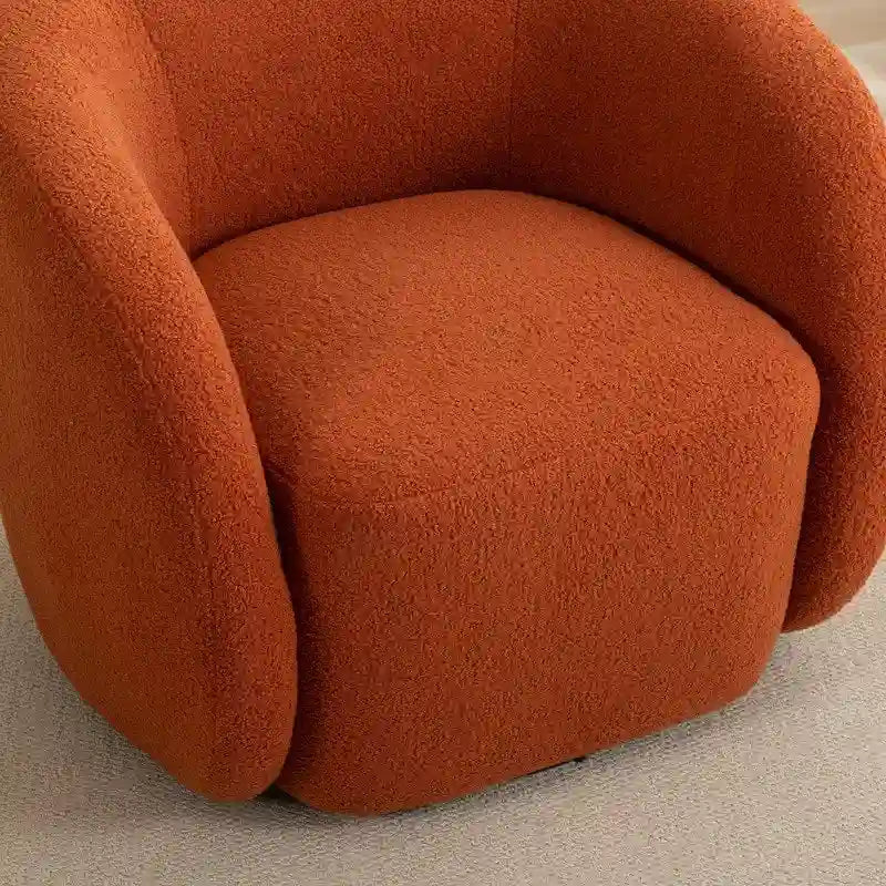 SEYNAR Fauteuil d'appoint moderne et glamour, capitonné, pivotant à 360 degrés, ensemble de 2