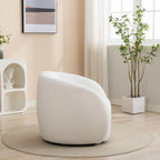 SEYNAR Fauteuil d'appoint moderne et glamour, capitonné, pivotant à 360 degrés, ensemble de 2