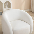 SEYNAR Fauteuil d'appoint moderne et glamour, capitonné, pivotant à 360 degrés, ensemble de 2