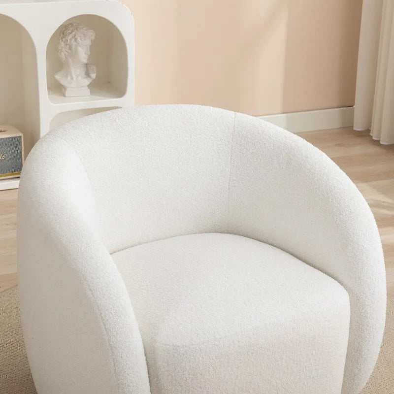 SEYNAR Fauteuil d'appoint moderne et glamour, capitonné, pivotant à 360 degrés, ensemble de 2