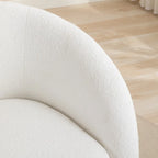SEYNAR Fauteuil d'appoint moderne et glamour, capitonné, pivotant à 360 degrés, ensemble de 2