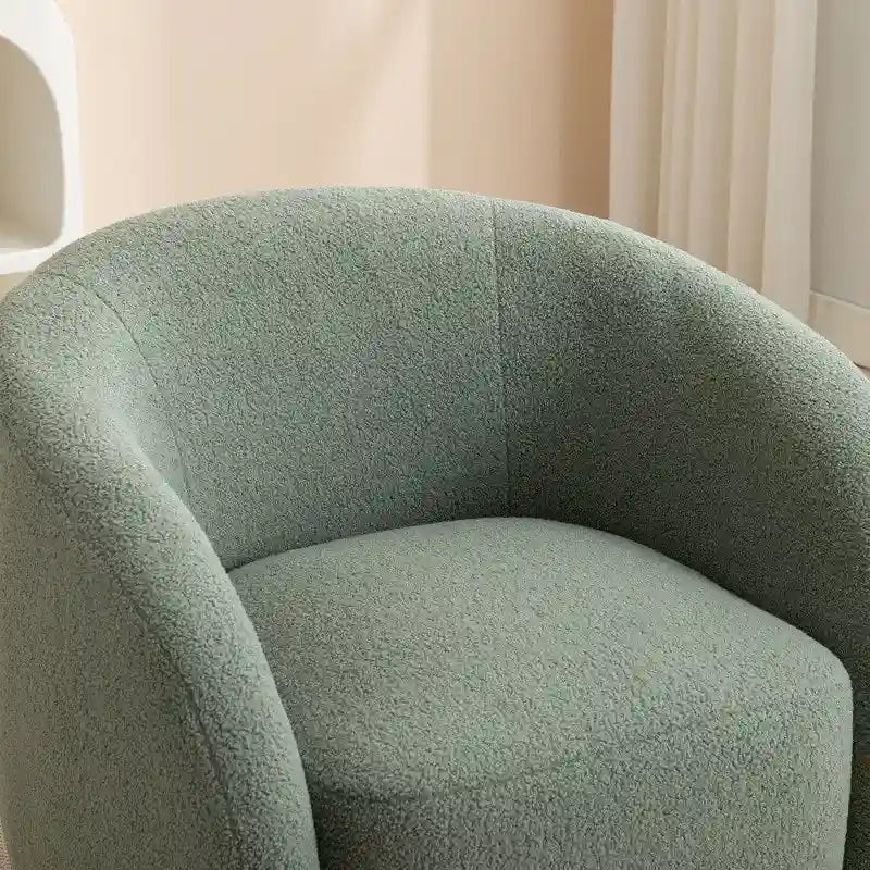 SEYNAR Fauteuil d'appoint moderne et glamour, capitonné, pivotant à 360 degrés, ensemble de 2