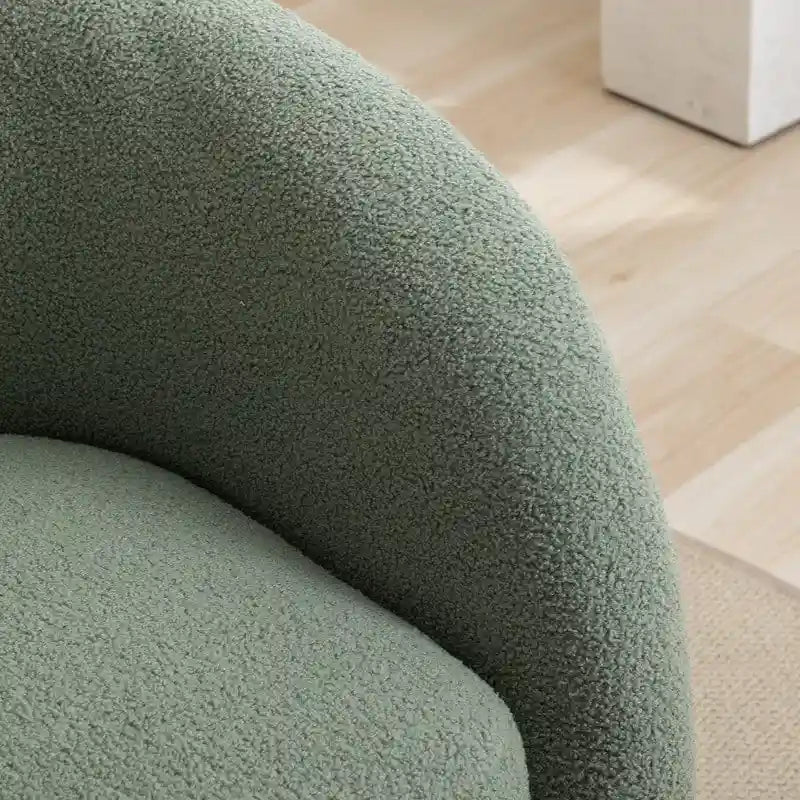SEYNAR Fauteuil d'appoint moderne et glamour, capitonné, pivotant à 360 degrés, ensemble de 2