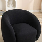 SEYNAR Fauteuil d'appoint moderne et glamour, capitonné, pivotant à 360 degrés, ensemble de 2