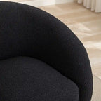 SEYNAR Fauteuil d'appoint moderne et glamour, capitonné, pivotant à 360 degrés, ensemble de 2