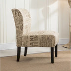 Fauteuil d'appoint sans accoudoirs rembourré Curated Nomad Pavilion