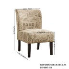 Fauteuil d'appoint sans accoudoirs rembourré Curated Nomad Pavilion