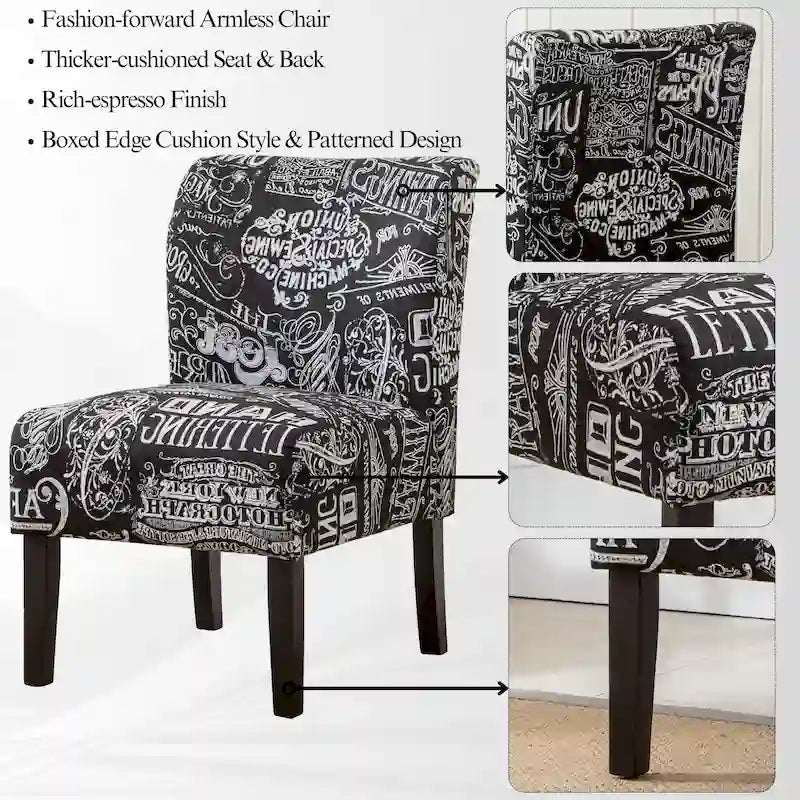 Fauteuil d'appoint sans accoudoirs rembourré Curated Nomad Pavilion