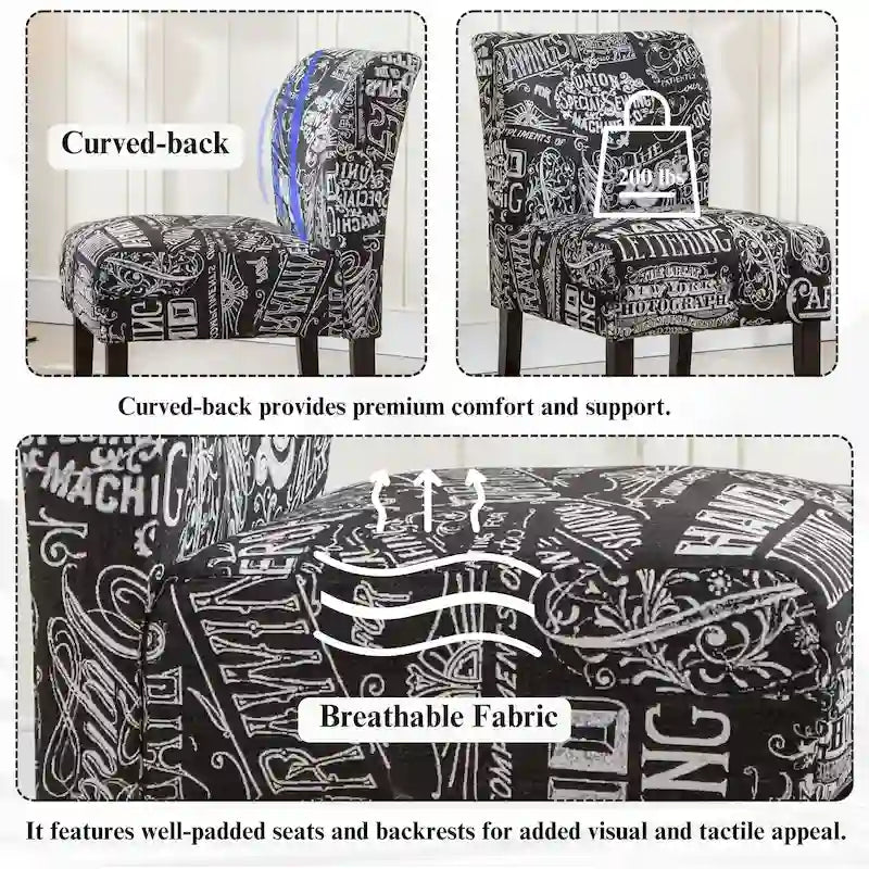 Fauteuil d'appoint sans accoudoirs rembourré Curated Nomad Pavilion