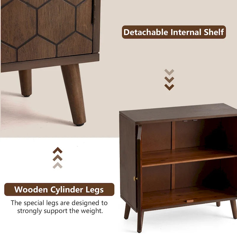 Buffets et vaisseliers en bois massif, meubles de rangement les plus confortables