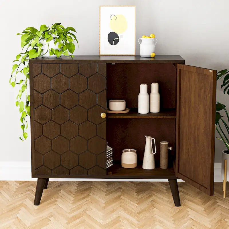 Buffets et vaisseliers en bois massif, meubles de rangement les plus confortables