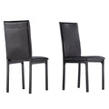 Chaises de salle à manger Darcy Espresso en métal rembourré (lot de 2) par iNSPIRE Q Bold