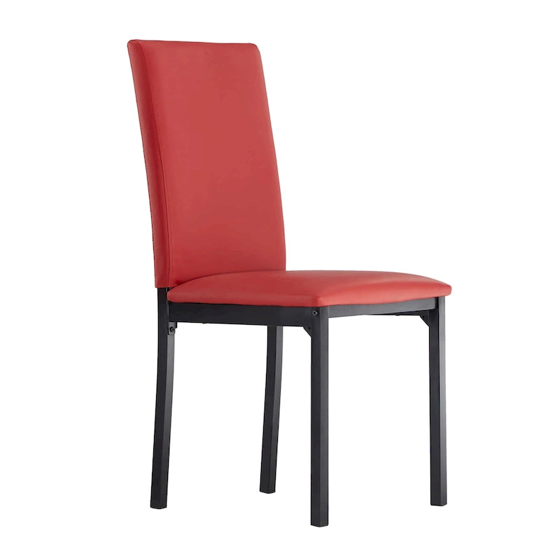Chaises de salle à manger Darcy Espresso en métal rembourré (lot de 2) par iNSPIRE Q Bold