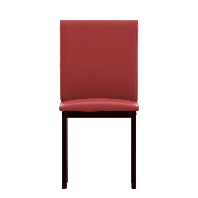 Chaises de salle à manger Darcy Espresso en métal rembourré (lot de 2) par iNSPIRE Q Bold