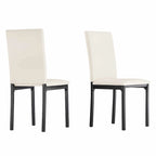 Chaises de salle à manger Darcy Espresso en métal rembourré (lot de 2) par iNSPIRE Q Bold