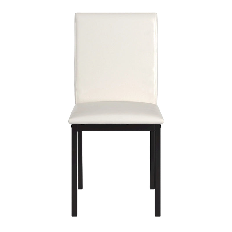 Chaises de salle à manger Darcy Espresso en métal rembourré (lot de 2) par iNSPIRE Q Bold