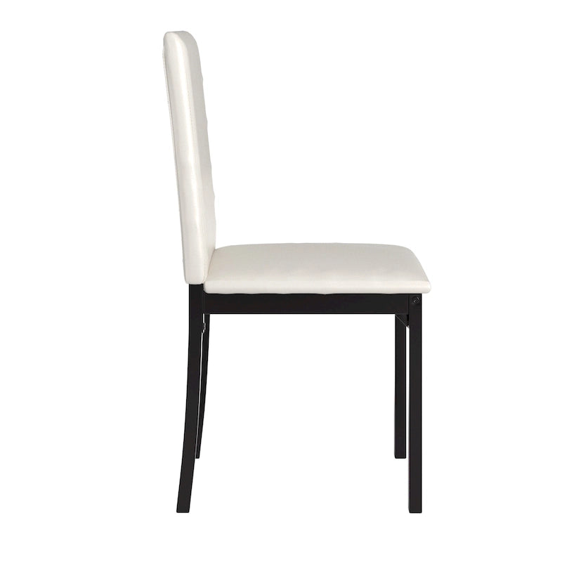 Chaises de salle à manger Darcy Espresso en métal rembourré (lot de 2) par iNSPIRE Q Bold