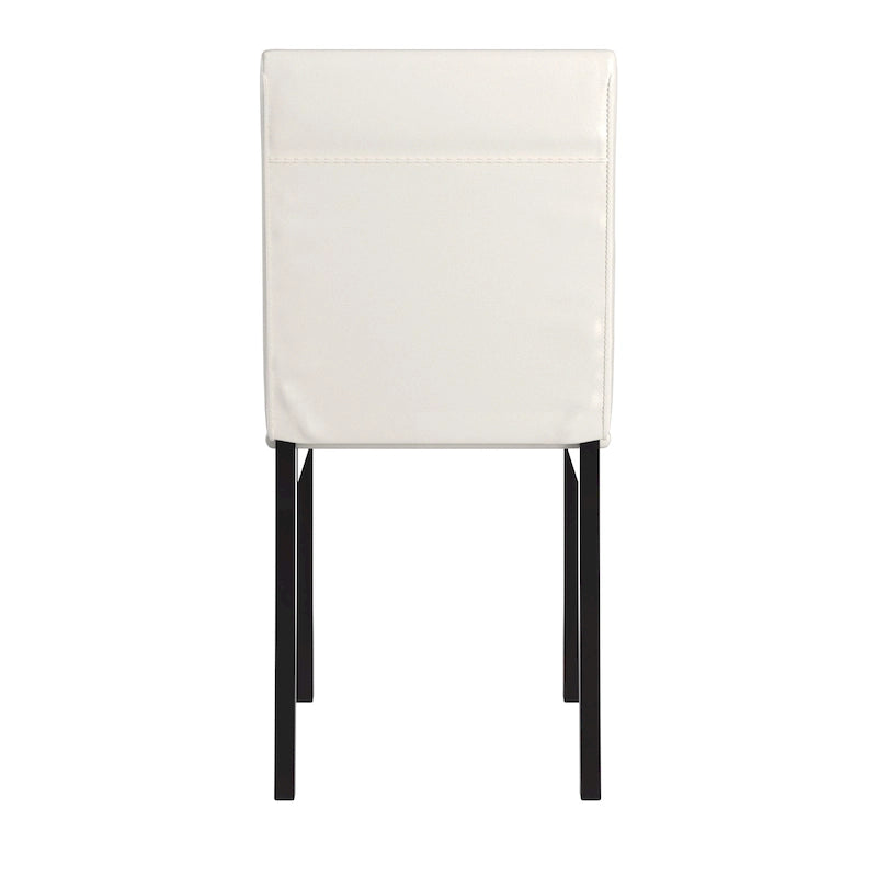 Chaises de salle à manger Darcy Espresso en métal rembourré (lot de 2) par iNSPIRE Q Bold