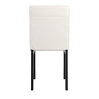 Chaises de salle à manger Darcy Espresso en métal rembourré (lot de 2) par iNSPIRE Q Bold