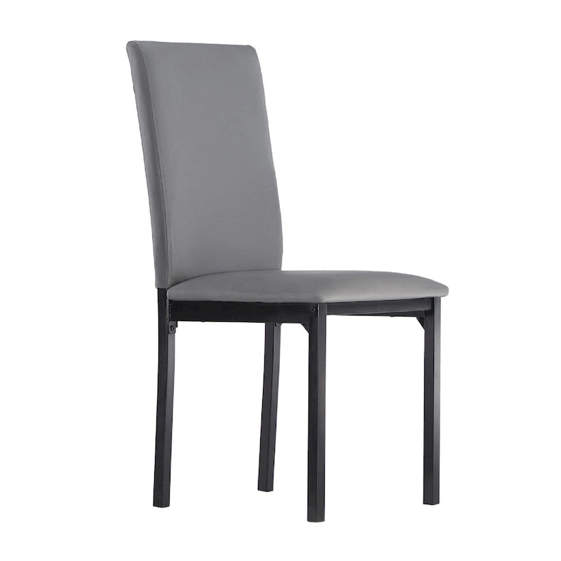 Chaises de salle à manger Darcy Espresso en métal rembourré (lot de 2) par iNSPIRE Q Bold