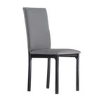 Chaises de salle à manger Darcy Espresso en métal rembourré (lot de 2) par iNSPIRE Q Bold