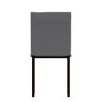 Chaises de salle à manger Darcy Espresso en métal rembourré (lot de 2) par iNSPIRE Q Bold